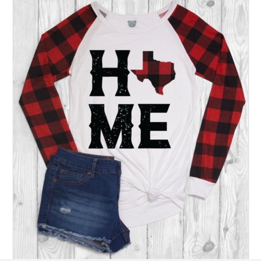 In Stock 3 PACKS Made in USA White Texas Tees